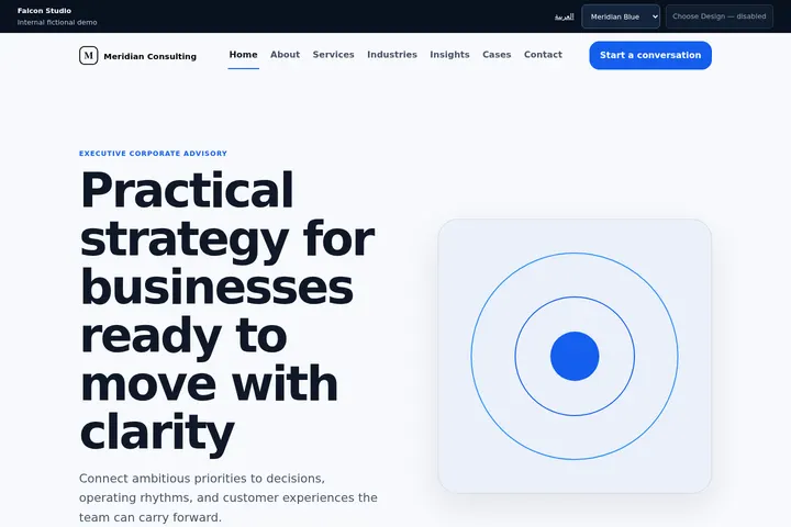 Preview Meridian Consulting